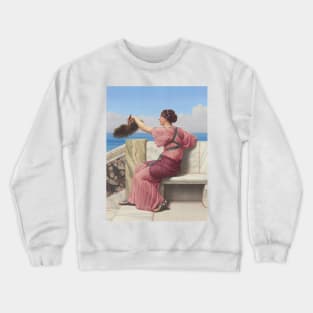 A Signal by John William Godward Crewneck Sweatshirt